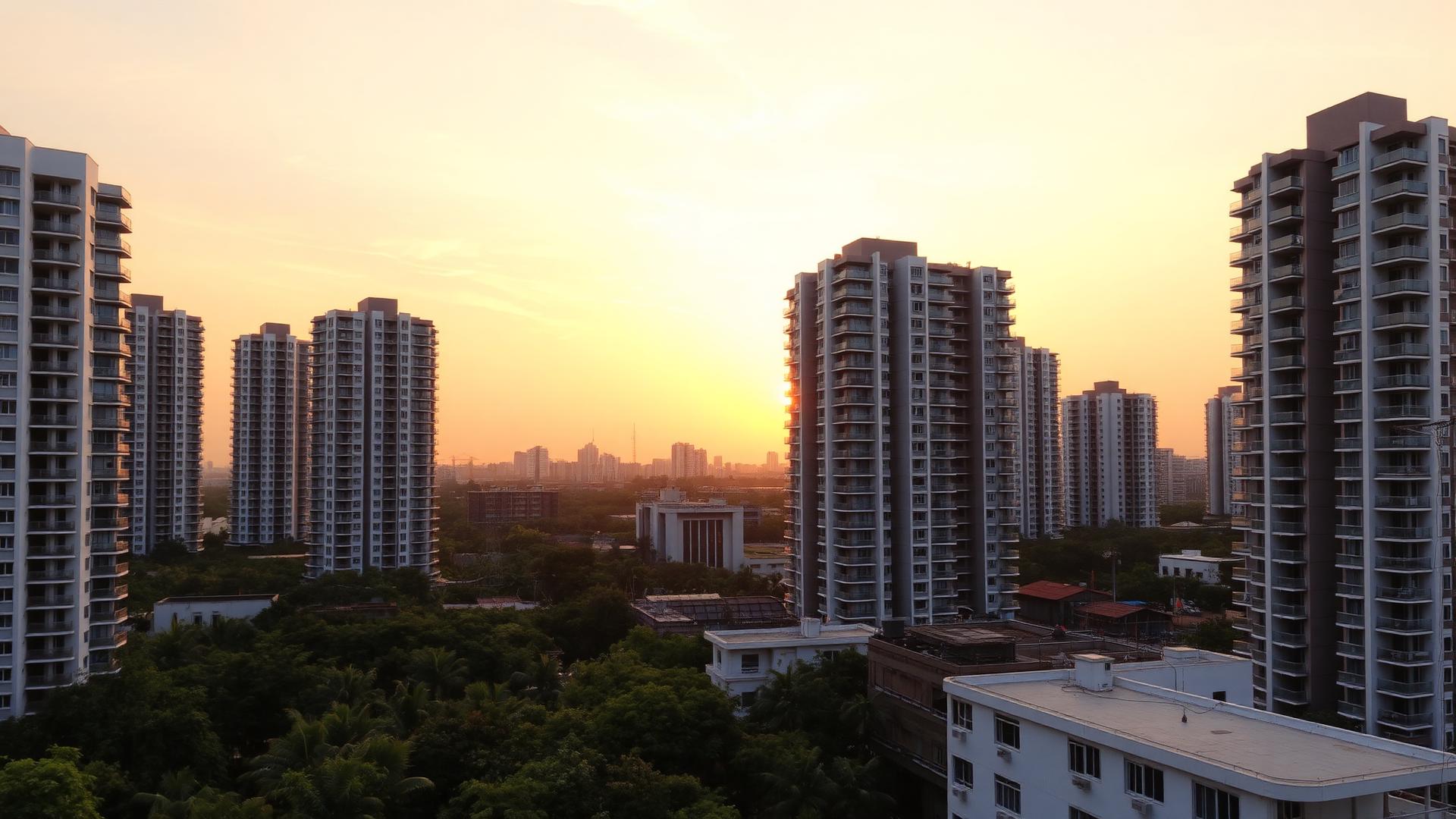 Kolkata skyline